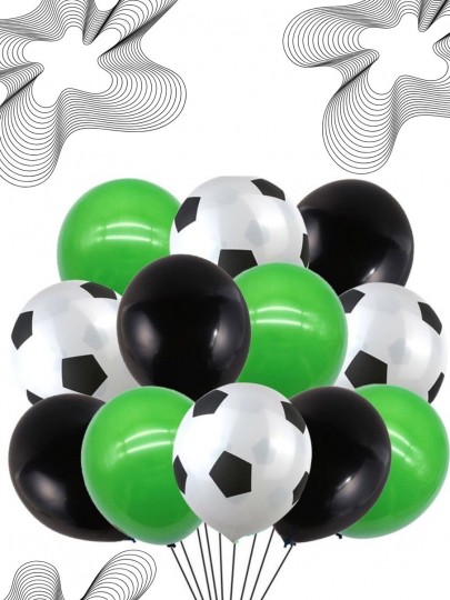 Набор футбол с  зелеными шарами