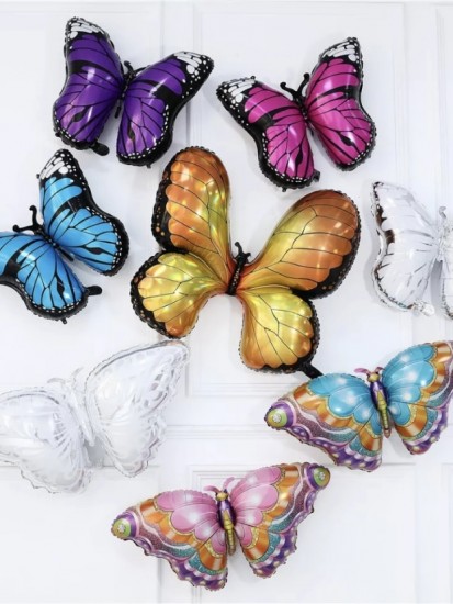 Бабочки фольгированные 