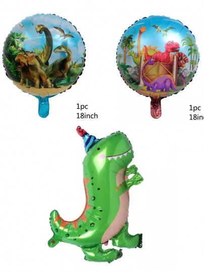 Фольгированные шары "Динозавры"